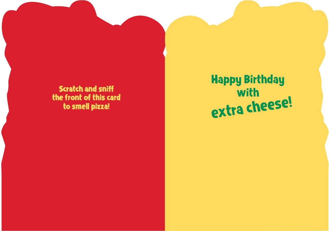 Pizza Scratch & Sniff Card
