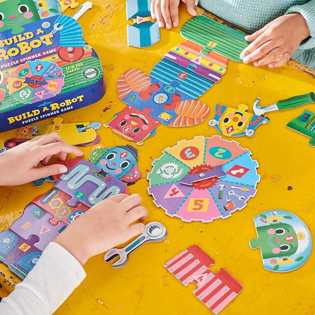 Build Robot Spinner Game