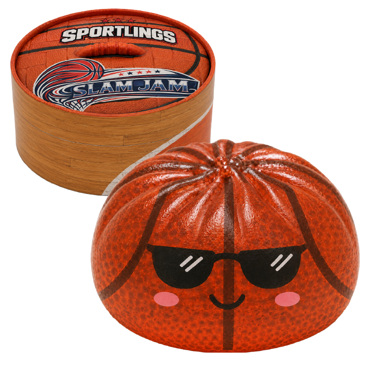 Fun Doh Sports Dumpling Squishy Fidget Toy - 12/Display