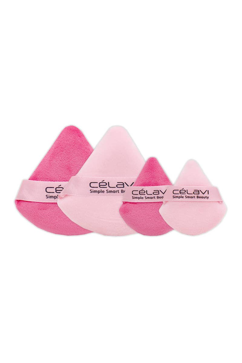CELAVI Sweet Cherry Velvet Powder Puff Set