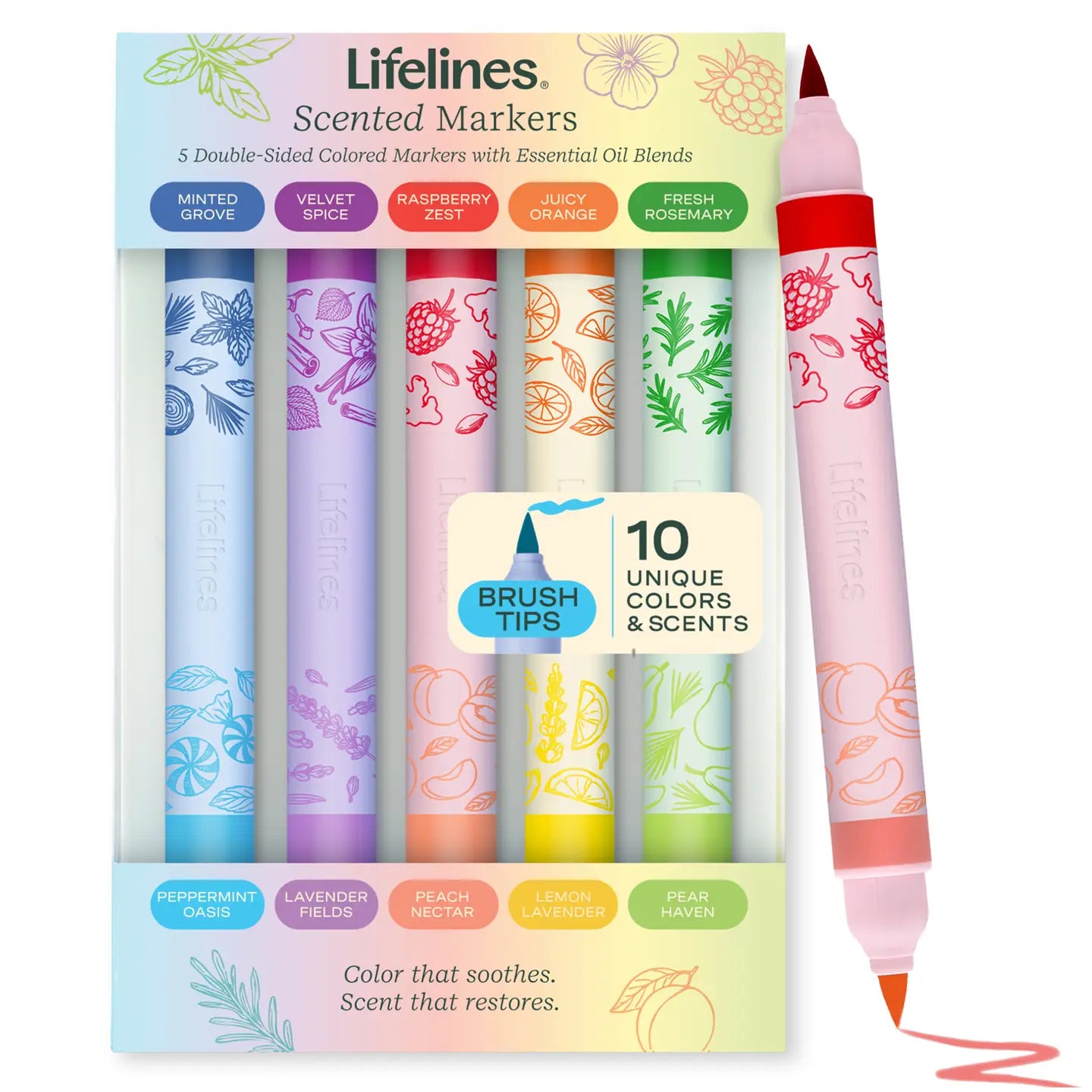 Lifelines Scented Markers 10 Pack