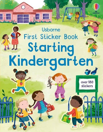 First Sticker Book Starting Kindergarten : Usborne