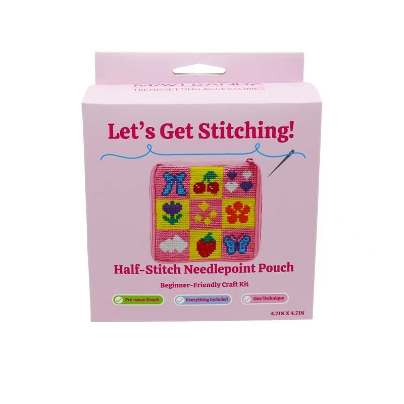 Checkered Needlepoint Bag Kit