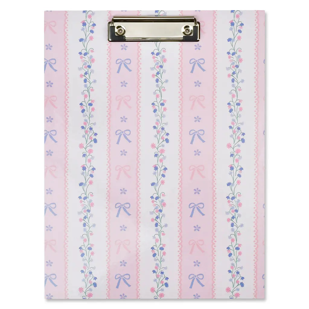 Floral Stripe Clipboard