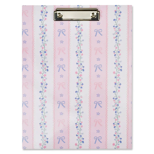 Floral Stripe Clipboard