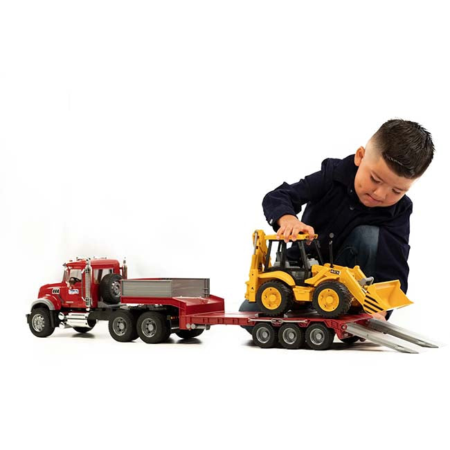 Mack Granit Flatbed Truck