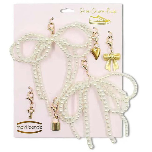 Pearl Shoe Charms