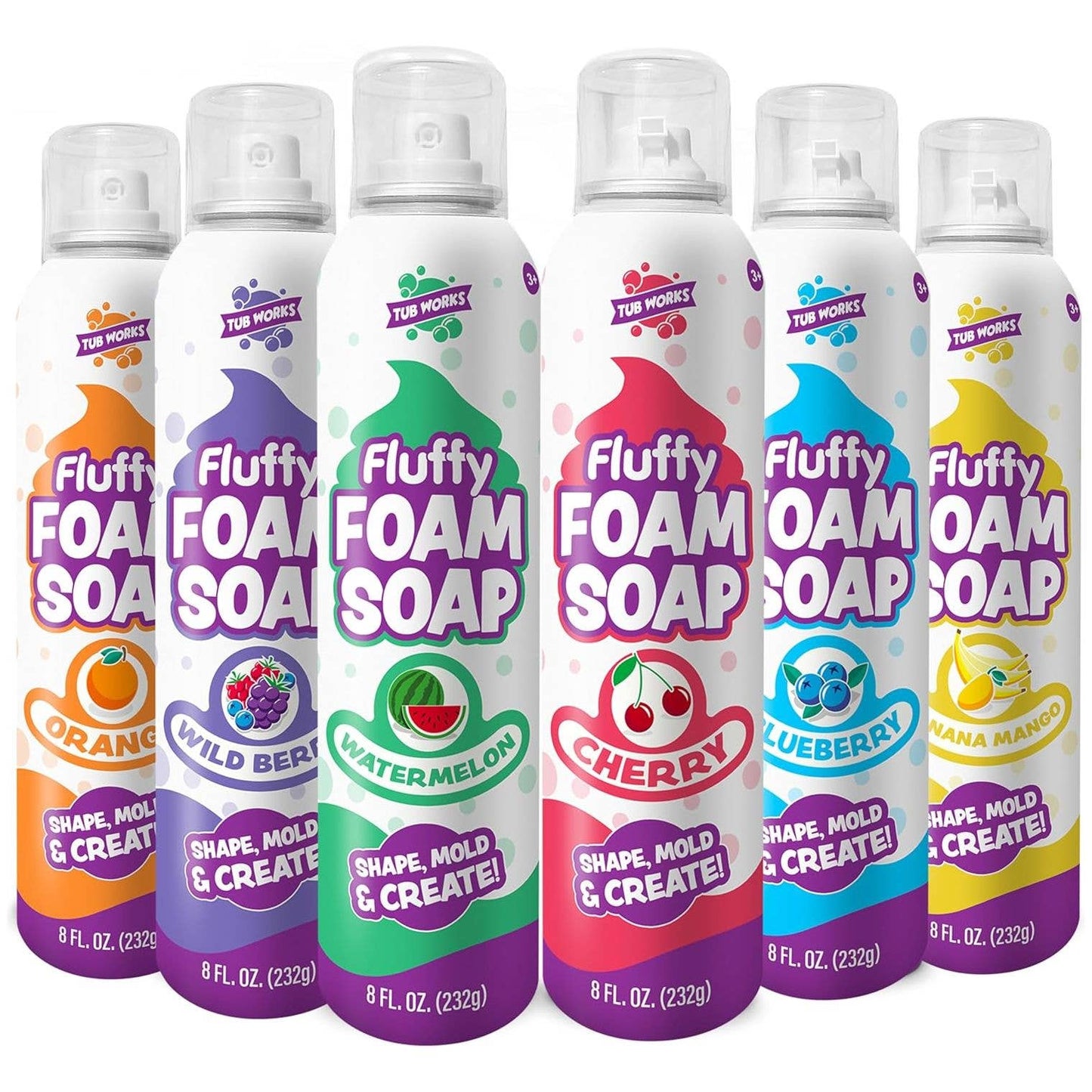 Tub Works® Fluffy Foam Soap Assorted