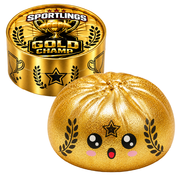 Fun Doh Sports Dumpling Squishy Fidget Toy - 12/Display