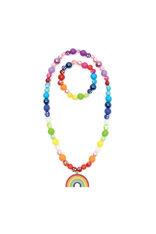 Great Pretenders Necklace Double Rainbo-1