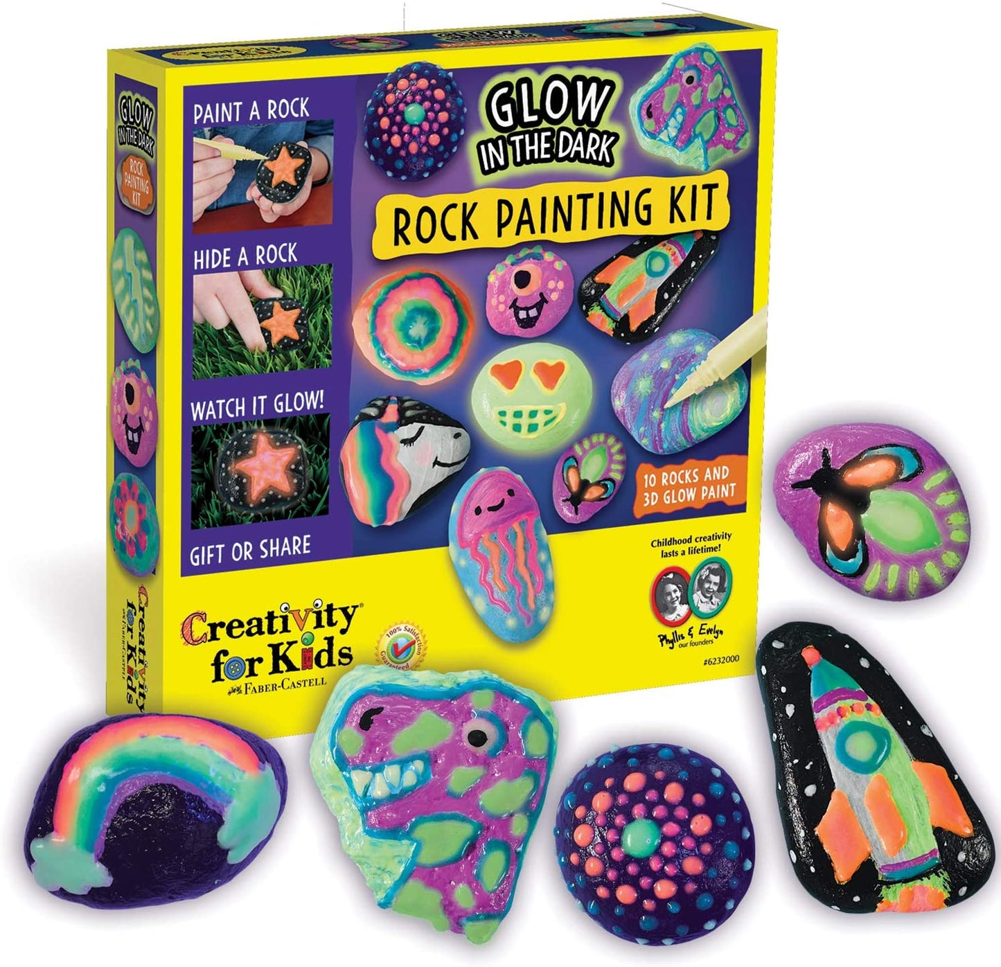 Glow in Dark Rock Paint