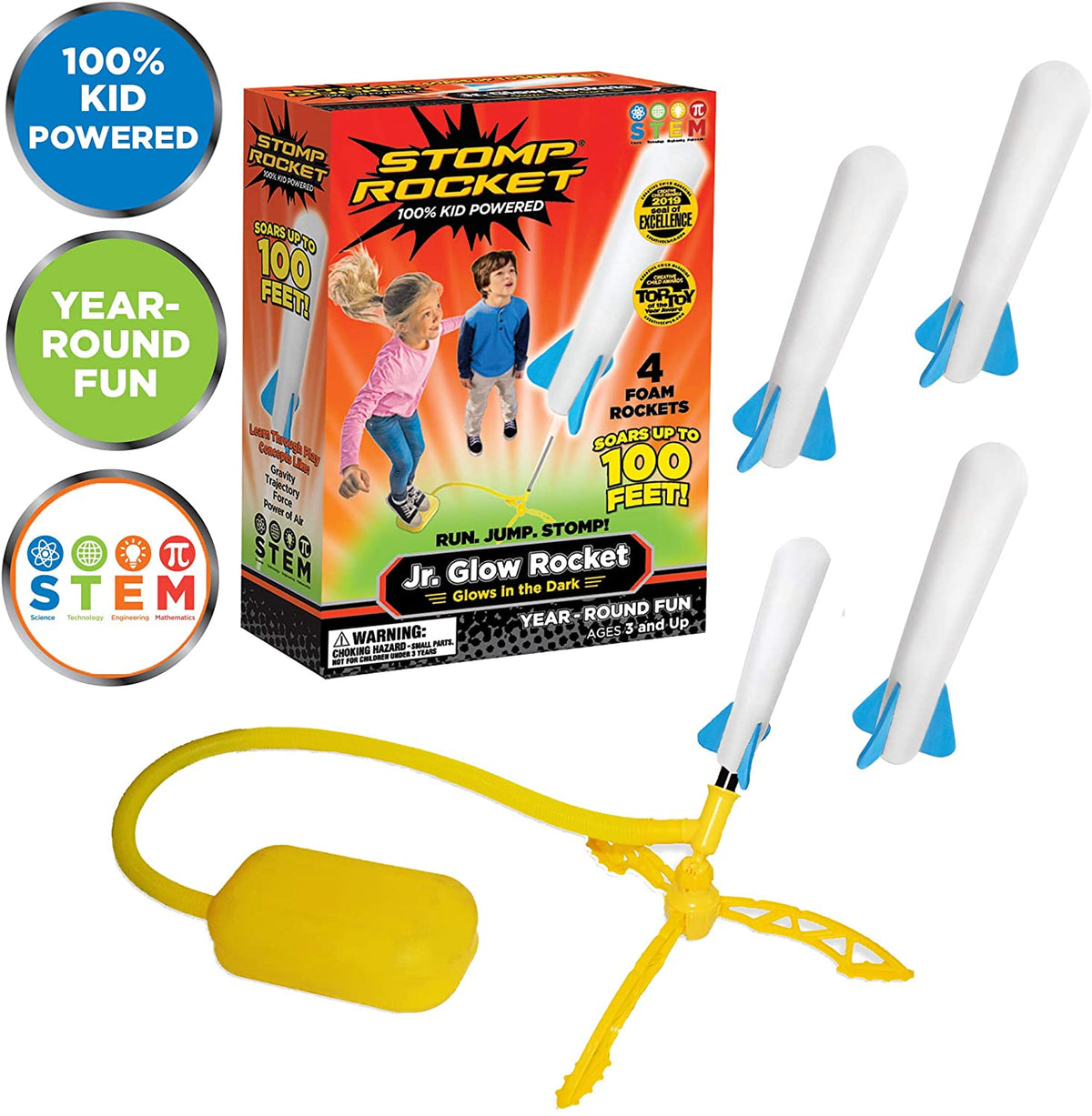 Stomp Rockets Kids Junior Stomp Rocket – Learning Express Toys & Gifts - Sea Girt NJ