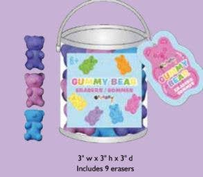 GUMMY BEAR ERASERS