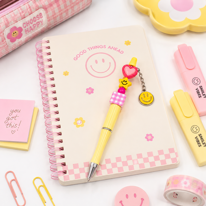 Bead Pen Kit | DIY Charm Pen | Smiley Pop | Gift
