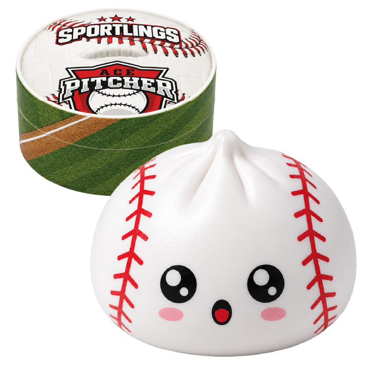 Fun Doh Sports Dumpling Squishy Fidget Toy - 12/Display