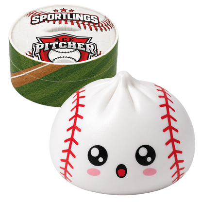 Fun Doh Sports Dumpling Squishy Fidget Toy - 12/Display