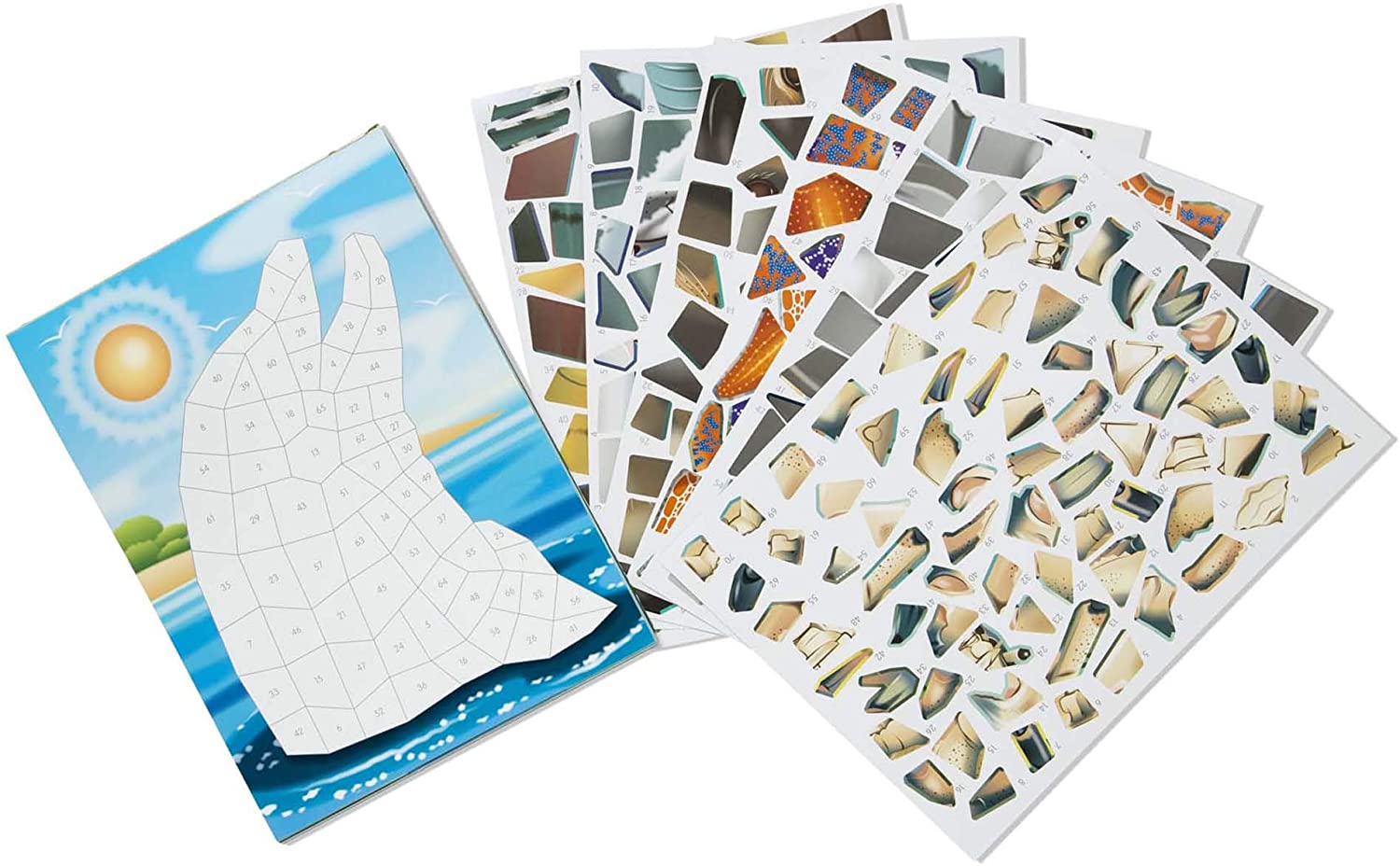 Ocean Sticker Mosaics