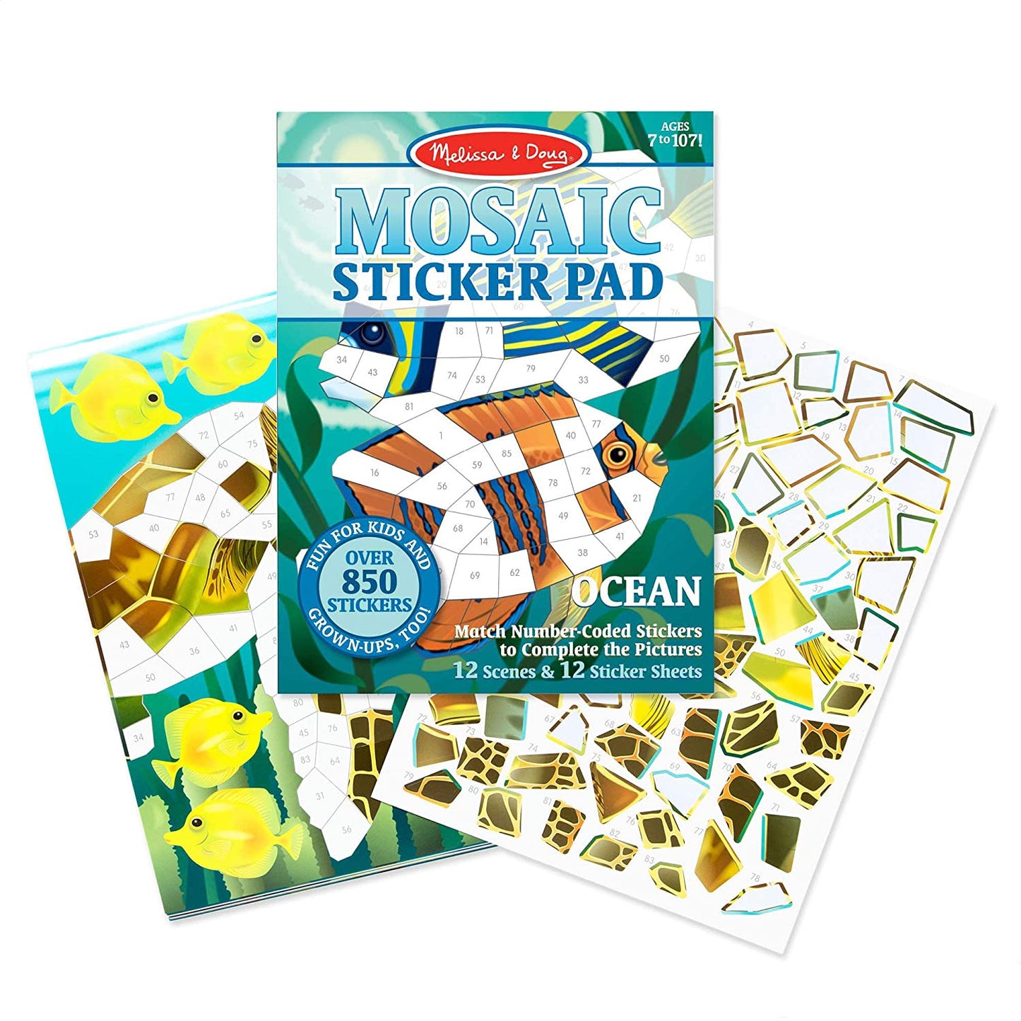 Ocean Sticker Mosaics