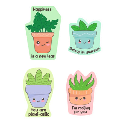 Diamond Art Stickers - Positive Plant
