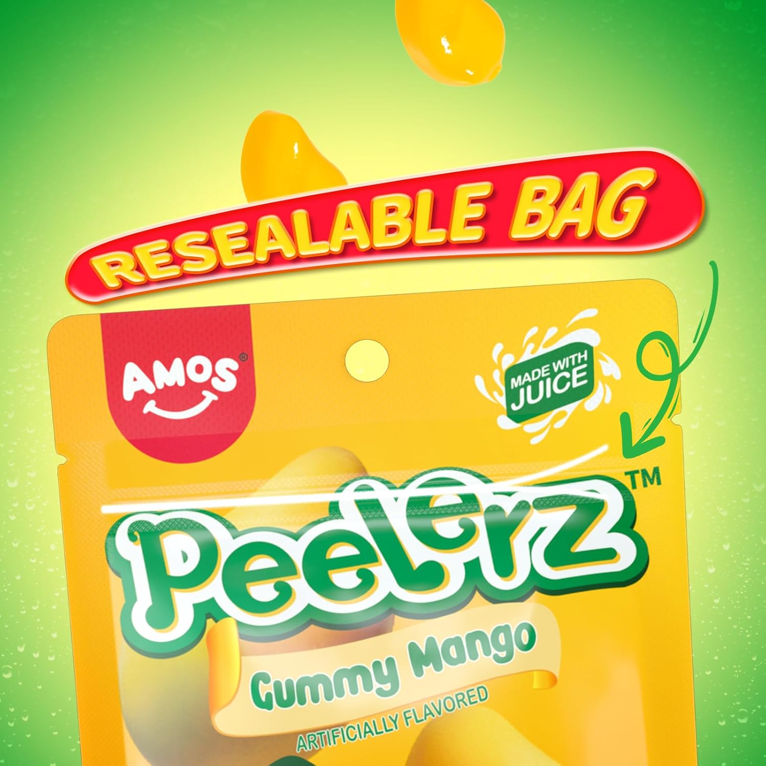 Amos Peelerz Mango Gummy