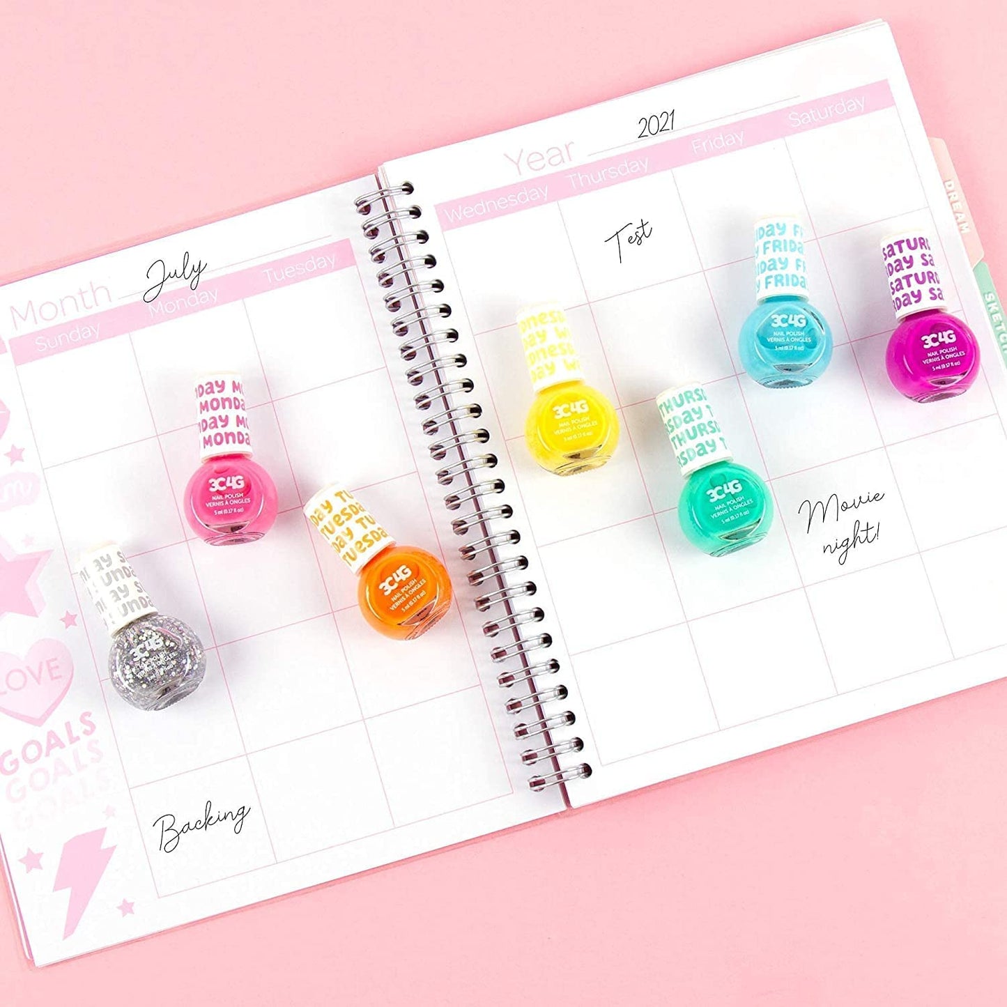 Rainbow Nail Polish Set