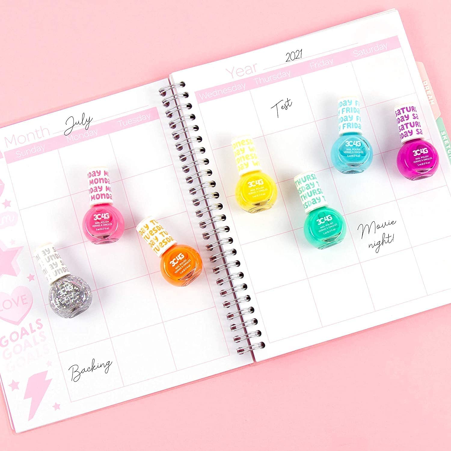 Rainbow Nail Polish Set