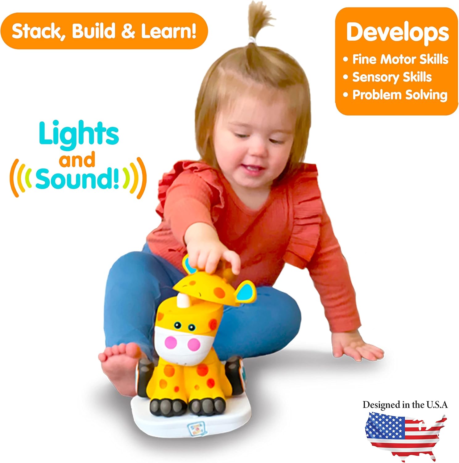 Stack-a-Roos Baby Giraffe