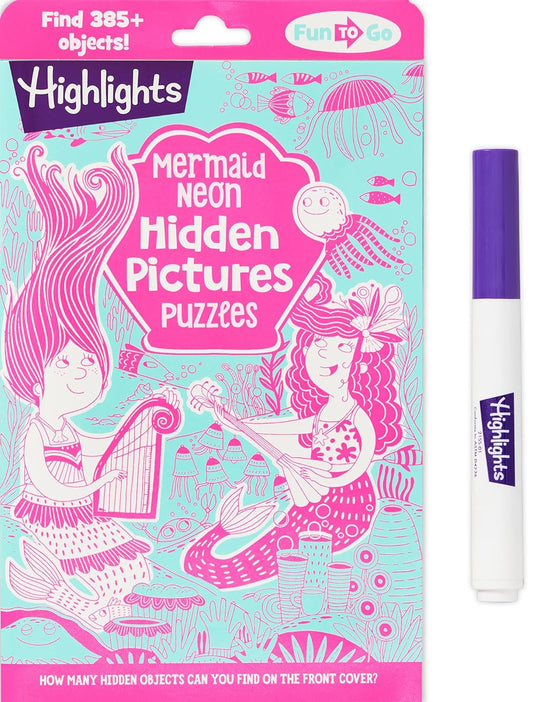 Mermaid Neon Hidden Pictures