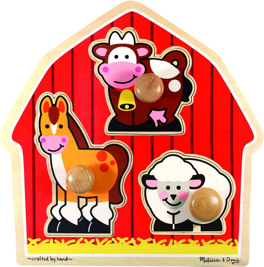 Barnyard Animal Knob Puzz
