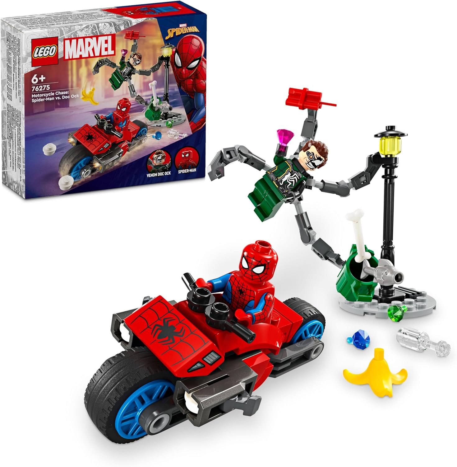 Motorcycle Chase Spider-Man Vs. Doc Ock