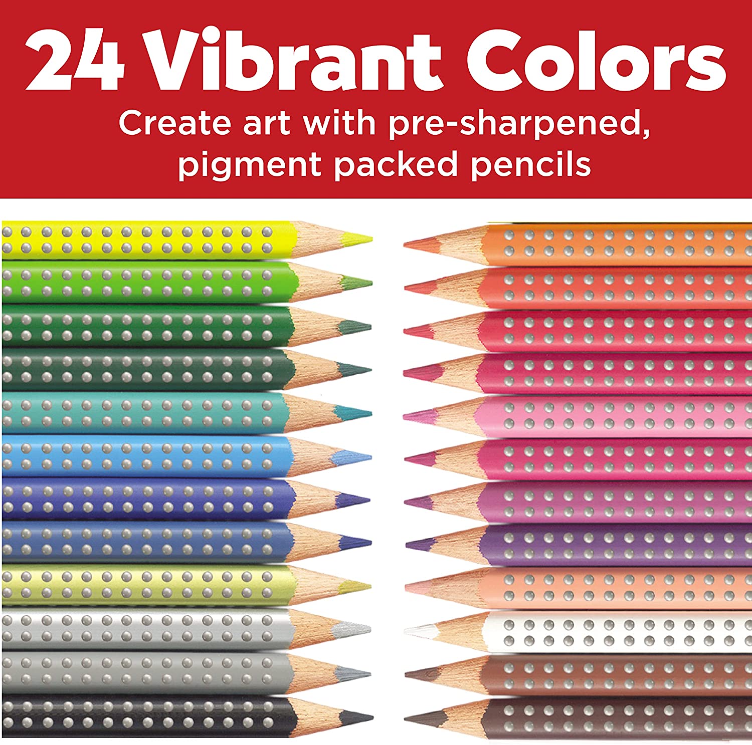 24ct Grip Clrd Ecopencils