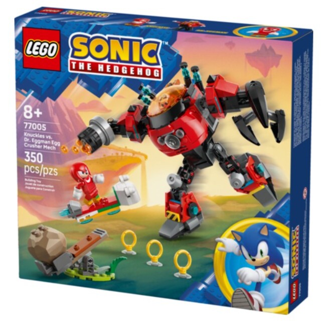 LEGOAR Knuckles vs. Dr. Eggman Egg Crusher Mech-1
