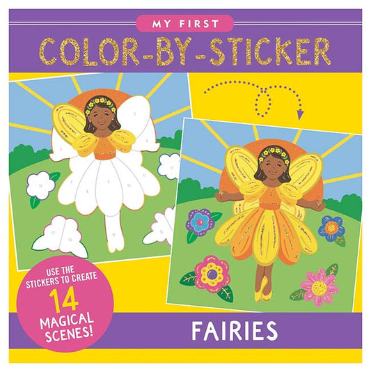 My First Color-by-Sticker Book Fairies-1