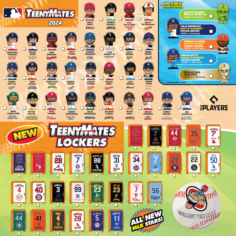 Teenymates Mlb Locker 24