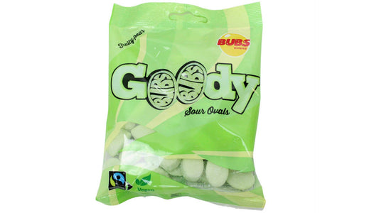 Bubs Godis Sour Pear Oval