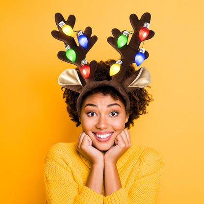 Jumbo Bulb Antler Headbnd