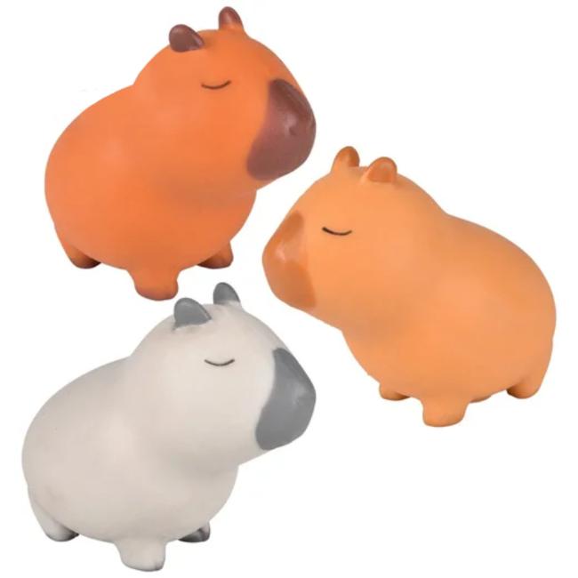 3.5 Inch Squish and Stretch Capybara