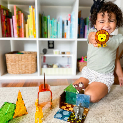 Magnatiles Safari Animals