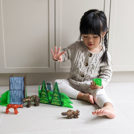 Magnatiles Forest Animals